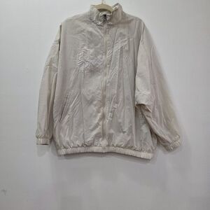 Nike Womans Cream Windbreaker Jacket